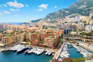 Cap d' Ail et le quartier de Fontvieille  Monaco