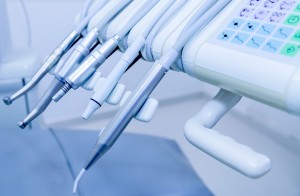 Professional equipment used in a dentist clinic